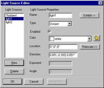 Light Source Editor